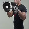 FightX Curved Boxing Mitts and Pads Leather Boxing Training Equipment MMA Focus Kickboxing Muay Thai Punch Speed Training Boxing Pads for Kids, Men & Women (White)