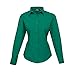 Produktbild Damen-Shirt mit langen Ärmeln, aus Popeline Gr. 50, smaragdgrün