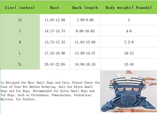 Dog Clothes For Small Dogs Girl Denim Jeans Couple Pet Clothing Summer Boy Dog Jumpsuit Pants Girl Dog Dress Puppy Costume Yorkshire Chihuahua Puppy Small Dog Costume Skirt Dog Pajamas Bodysuit Coat #TOP6
