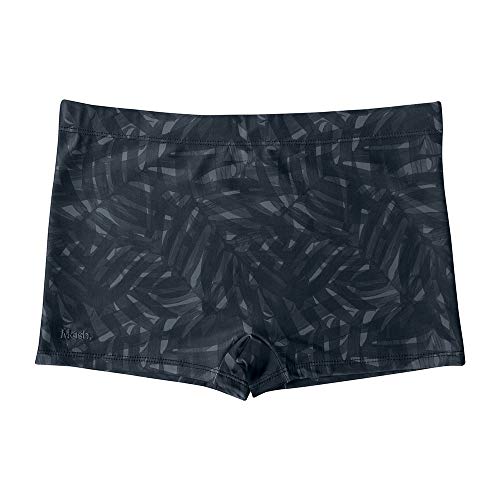 Sunga Boxer Estampada Folhagem Contras., Mash, Masculino, Preto, P