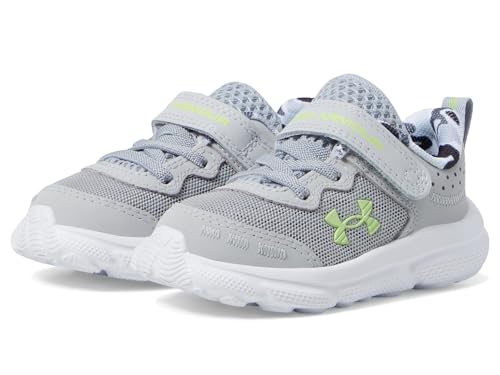 Under Armour Male Infant Assert 10 Alternate Closure Print (Toddler) (100) Mod Gray/Castlerock/Morph Green 5 Medium