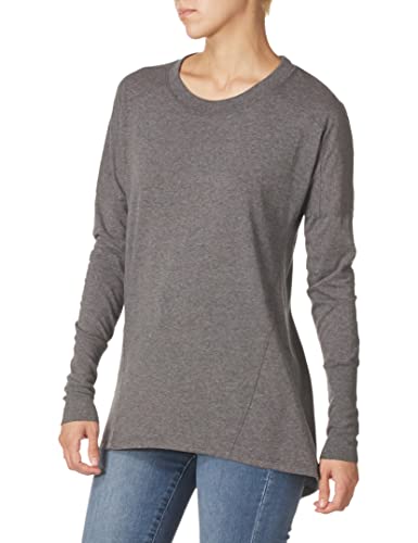 Fruit Of The Loom Women's Essentials All Day Long Sleeve Scoop Neck T-Shirt, Black Heather,Xl #TOP2