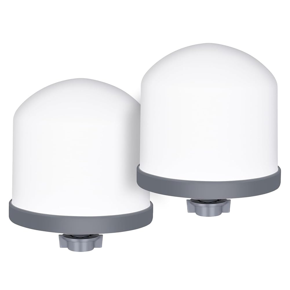 CTRLZS 2Pc Replacement Ceramic Filter Magnetized Mineral Water Purifier Water Filter Ceramic Hemisphere Water Filters