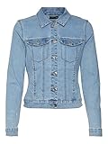 jeansjacke damen kurz mit strass Jacke für Damen der dänischen Marke VERO MODA