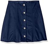 Speechless Girls' Big Girls' Front Button up Skirt