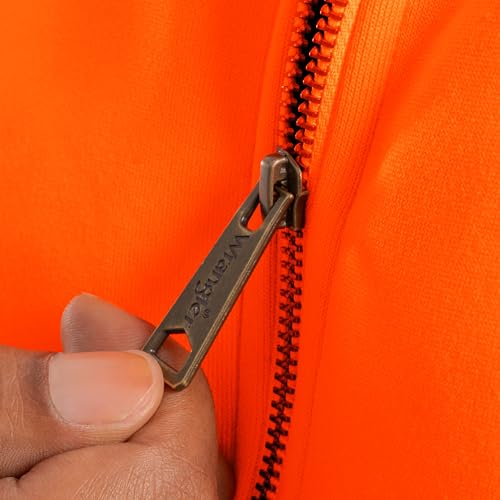 Wrangler Men's Durable Performance Fleece Hi-viz Full Zip Hoodie4