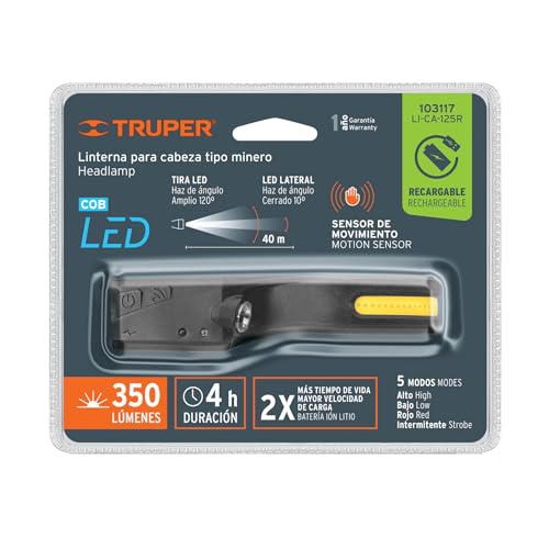 Truper lámpara de minero 21 truper lampara de minero marca TRUPER (3)