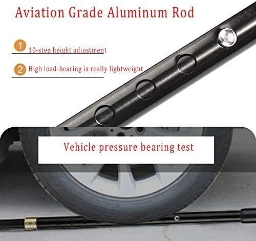 Cane Height Adjustable Forearm Crutch,Ergonomic Shock-Absorbing Elbow Crutches, with Comfy Handle Lightweight Assistance, for Men/Women,Black