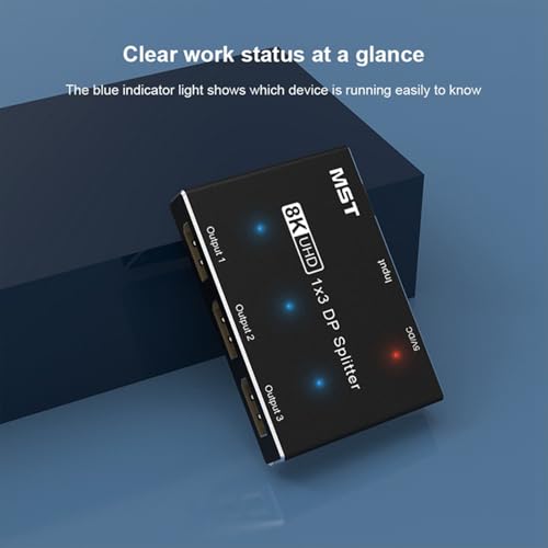 Commutateur 8K sélecteur répartiteur vidéo ultra HD 4K 120Hz boîtier de dérivation pour TV et écran