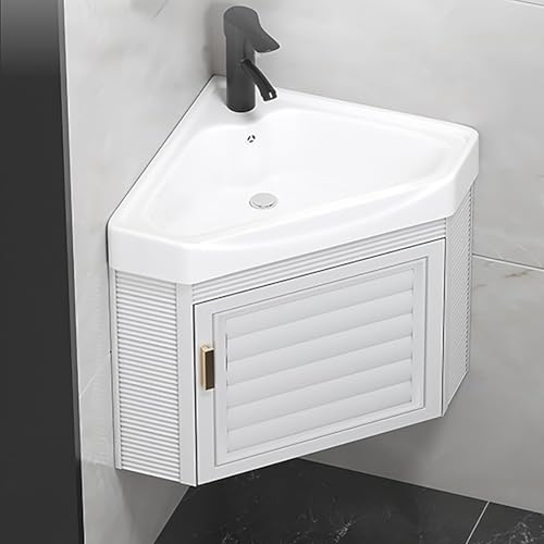 Fregadero de Cocina de Acero Inoxidable, gabinetes de baño Grandes, tocador de Esquina de cerámica, tocador de Esquina con baño con contenedor de Almacenamiento, gabinete
