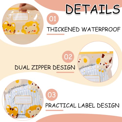 UIEXEA 20 Stück Baby Beutel für Neugeborene Baby Erstausstattung für Neugeborene Krankenhaus Kleidersack für Kinder Geschenke für Geburt Organizer (10 Große+10 Mittlere)