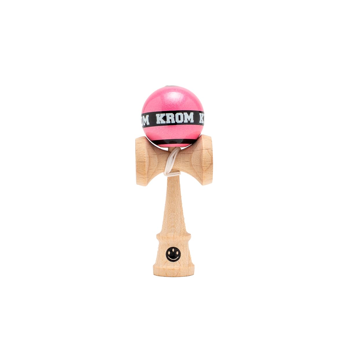 KROM Kendama MIKRO Pink – Mini Kendama aus Buchenholz – Voll spielbar – Taschenformat – Für Anfänger & Profis