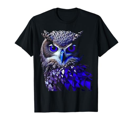 Hibou Animal Art Graphique Chouette T-Shirt