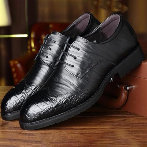 Men's Dress Shoes Oxfords Slip Shoes Casual Business Oxford Leather Shoes Round Toe Slip-On Solid Handmade Dress Shoes for Men3