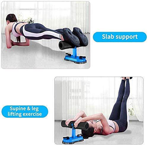 Sit-ups-Assistant-DevicePortable-Household-Fitness-Equipment-for-Abdominal-Muscle-Exercise-Machine-with-two-strong-Suction-Cup-95x85x7Inch-Blue