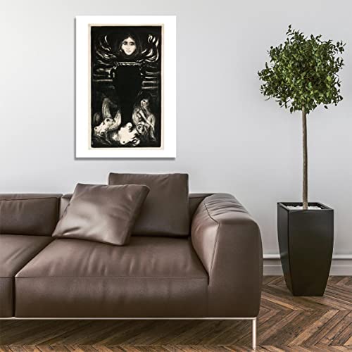 The Urn Edvard Munch | Grand poster mat pour une decoration murale unique