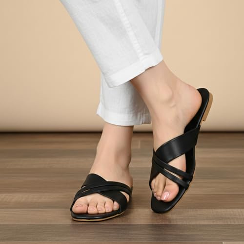 Image of IndieStide Heel Casual Flip Flops Slippers For Girls Women, Comfortable cushioned Chappals