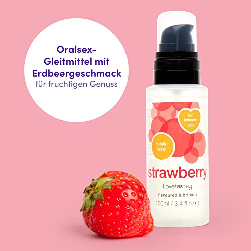 Gleitgel mit Erdbeergeschmack von Lovehoney – Aromatisiertes Gleitmittel