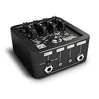 Versatile effect pedal and preamp for B sse, use with all b systems, power amplifiers, mixers and as a head reinforced, D receptacle switch for use with active and pive instruments Three selectable basic sounds: Clean, overdrive and fuzz, controls fo...