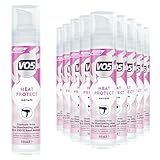 VO5 Heat Protection Hair Serum Made Smooth and Controls Frizz for Beautifully Smooth Hair and Illuminating Shine Up to 230C Heat Defence, Perfect for Coarse, Dry Hair, 50ml (Buy 10)