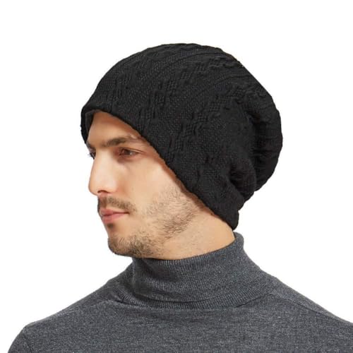 Bonnet chaud femme style Baotou - Chapeau tricoté hiver anti-froid aux oreilles