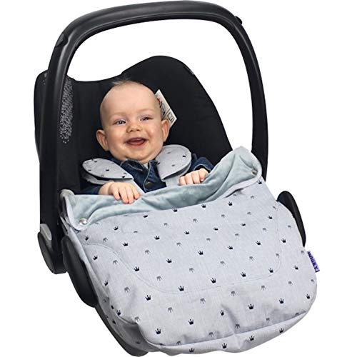 The Original dooky 126802u00a0cobertura patas para Capazo Gris con microperlas