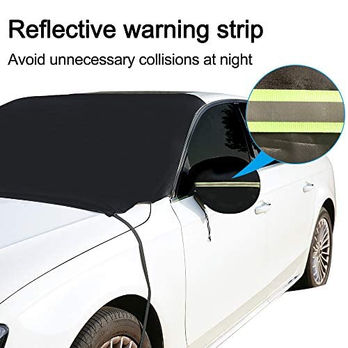 Xizopucy Car Windshield Sunshade With Side （Mirror Covers*2） And Hooks,Uv Ray Block & Sun Heat Protection,Windshield Sunshades Fit Most Vehicles Car Accessories #TOP3