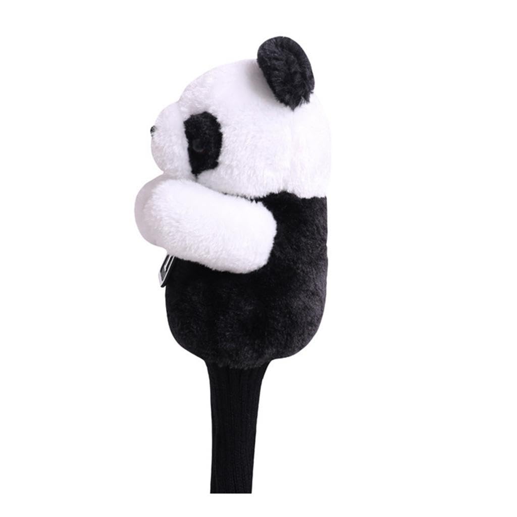 F Fityle Novedad Golf Club Headcover Animal Driver Head Cover Manga portátil para Mujeres Hombres Golfista