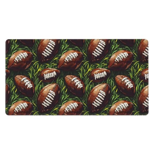 Tapis de souris de jeu avec bords cousus football américain contre les glissements