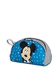 Diseño 3D: orejas suaves de Mickey y Minnie, y lazo brillante de Minnie.