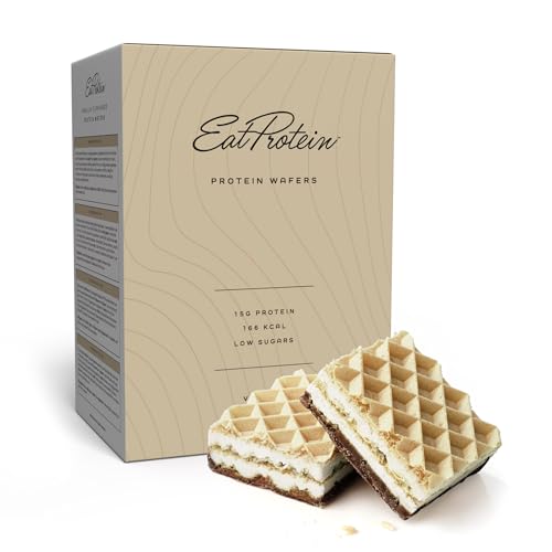 EatProtein: Vanilla Wafers (5x 2-Pack) / High Protein, Low Sugar, Fitness Treat