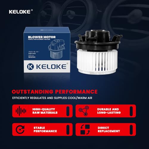 Image of KELOKE Front HVAC Heater Blower Motor Fan Compatible with Honda CR-V 2017-2023, Odyssey 2018-2023 & Subaru Impreza 2017-2022 Crosstrek 2018-2023 Legacy /Outback 2020-2022, Replace# 700333 79310TLAA51