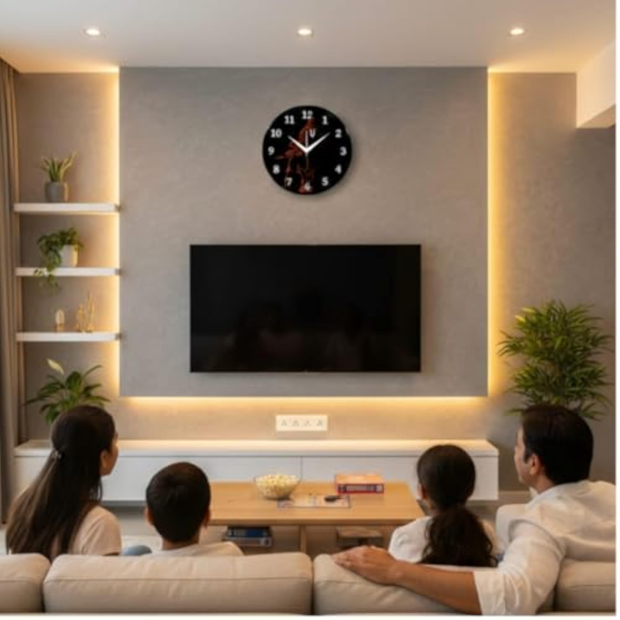 Lord Shiva Devotional Wall Clock, Spiritual Design