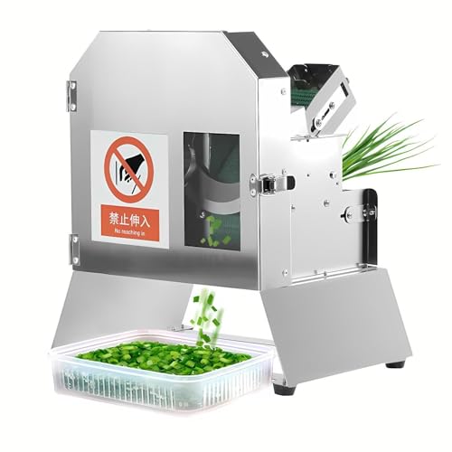 Picador Eléctrico de Vegetales 200W con Cuchillas Curvas
