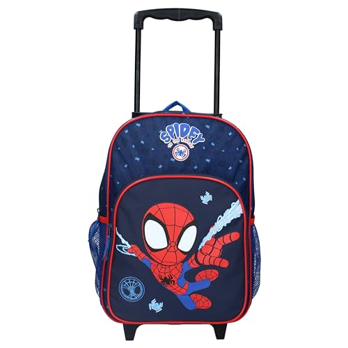 Spidey Spider-Man Valise à roulettes pour enfant, 38 cm, bleu marine, bleu marine, xl, Vacances