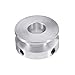 X-BAOFU, 1PC de Plata de aleación de Aluminio 30MM Solo surco de la polea 4-16MM Diámetro de polea Fija de la Rueda for el Motor del Eje 6 mm Cinturón de Ronda (tamaño : 16mm)