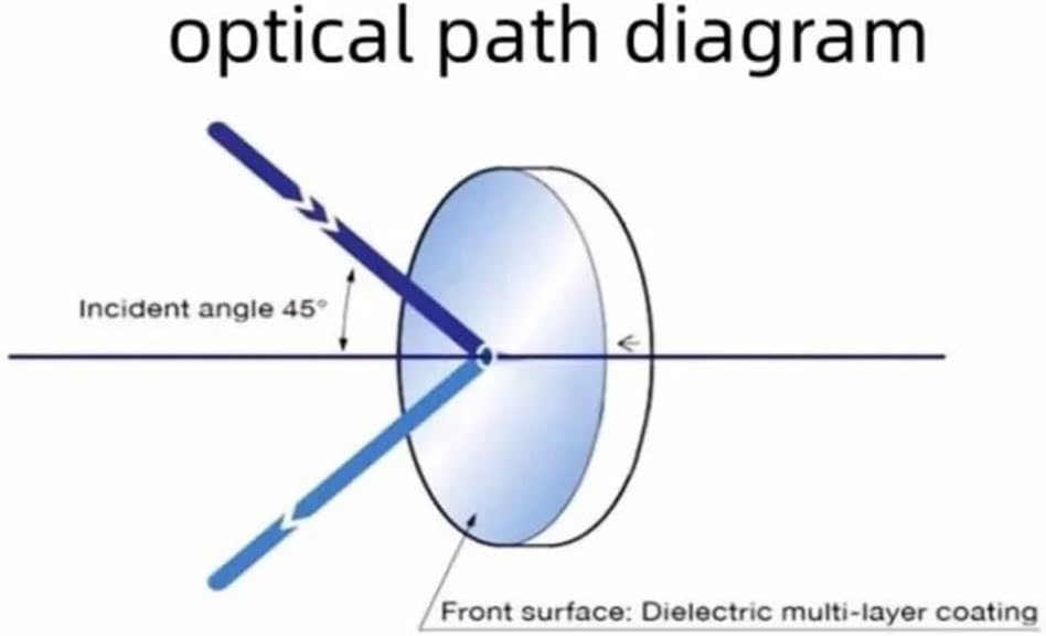 Optical Glass Lens 300X200X3mm Front Surface Reflector Mirror Surface Projector Lens High Reflectivity