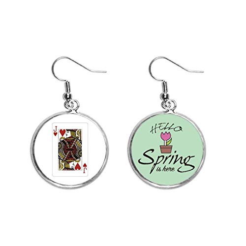 Colgante decorativo Corazón J pendientes de primavera para mujer modernos