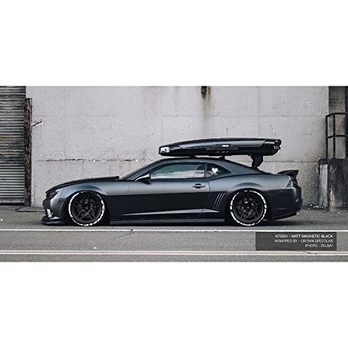 Kpmf K75400 Matte Magnetic Black Metallic | K75551 | Vinyl Car Wrap Film (5Ft X 75Ft (375 Sq/Ft)) W/Free-Style-It Pro-Wrapping Glove #TOP7