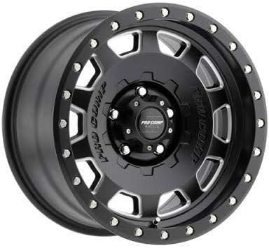 Pro CompAlloys Hammer Series 60 Wheel for Toyota Tundra/Land Cruiser, 18 Inch x 9 Inch Size, Satin Black Milled