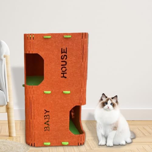 Casa para gatos resistente a los arañazos y duradera 2