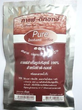 Pure Instant Coffee for Detox (Pure Enema Cleansing) 100g. X 2 Bags
