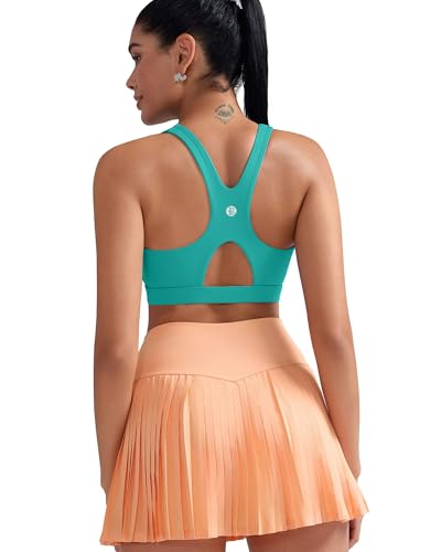 Image of RUNNING GIRL Sports Bras for Women High Support,Racerback Supportive Molded Cup Sports Bra with Sewn in Pads