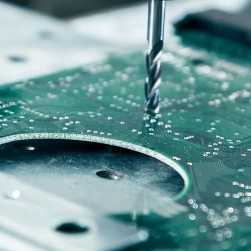 QUARKZMAN PCB Bohrer 2,4 mm Wolframkarbid Drehwerkzeug Schmuck CNC Gravur Print Leiterplatte Mikro Bohrer 1/8 Zoll Schaft 5 Stück