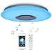 Produktbild LED Deckenleuchte 36W Fernbedienung & Bluetooth Dimmbar RGB mit Lautsprecher Musik Smart Deckenlampe Ø50cm/ 19.6in