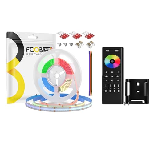 Tira de LED COB RGBCCT RGB + Blanco Regulable 24V miniatura 1
