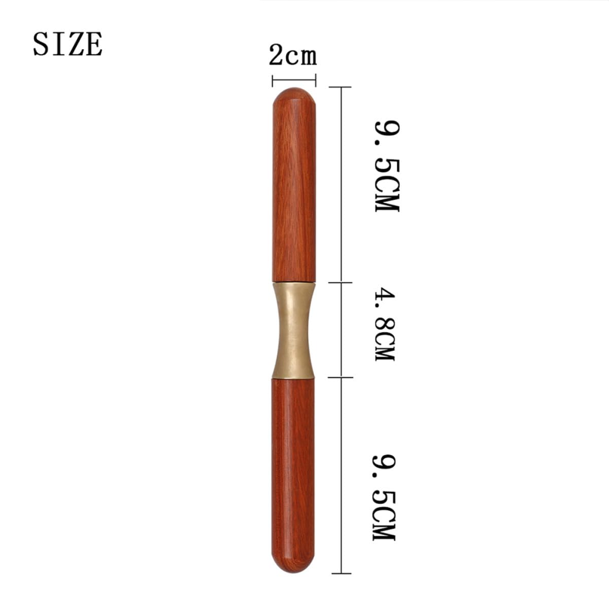 MAGICLULU Presswerkzeug mit Holzgriff zur Dellenreparatur an Trompete und Posaune Verschleißfestes Metall und Holzmaterial für Musikinstrumentenzubehör