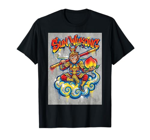 Sun Wukong - Affenkönig Chinesische Mythologie China Folklore T-Shirt