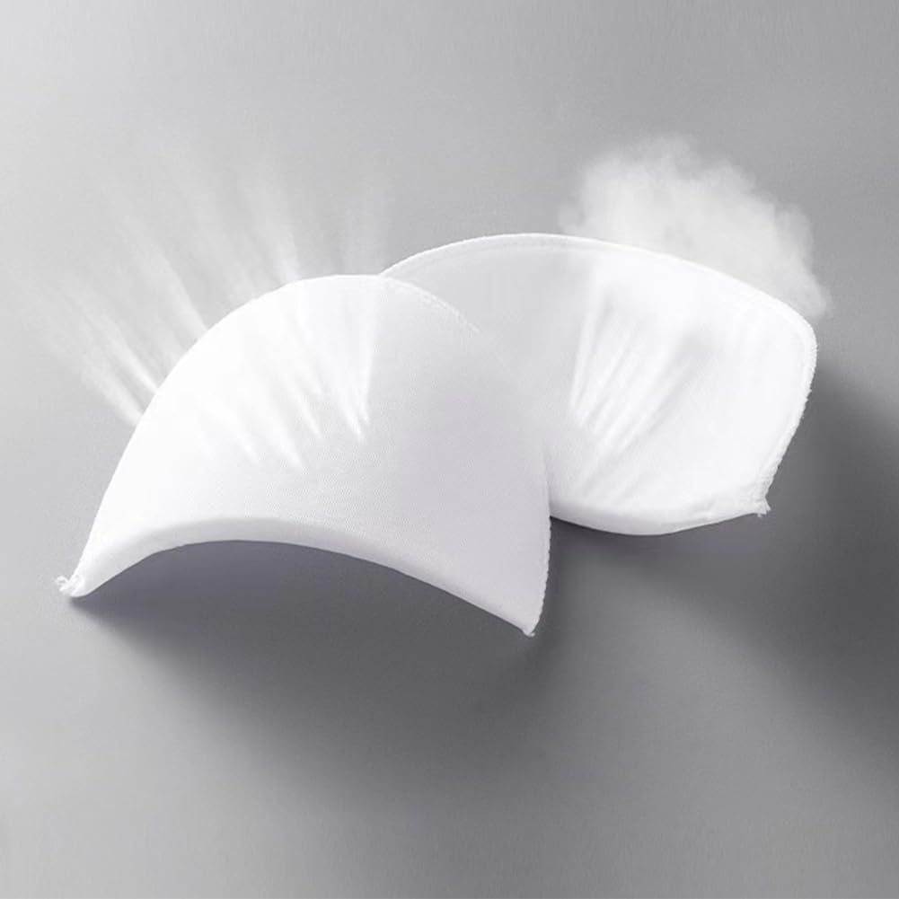 4Pairs Sponge Shoulder Pads Sewing Set-in Shoulder Pads Foam Pads Shoulder Enhancer for Women Men Suit Coat Jacket Clothes Sewing Accessories (White+Black) - Image 7