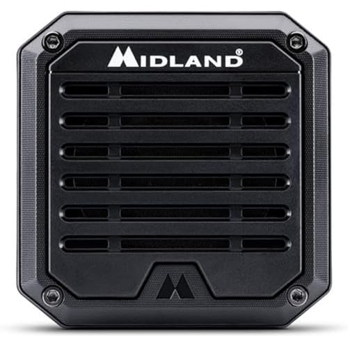Midland - Altavoz Exterior AU50 Xtreme IP67 para Radio Coche, 20W de Potencia, Compatible con Emisora Radioaficionado y Radio CB, Impermeable y Duradero - Audio Premium para Todo Tipo de Condiciones